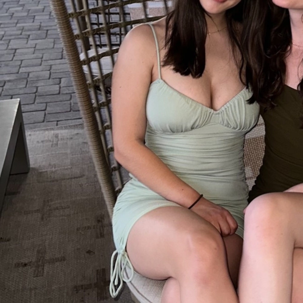 Light Green Princess Polly Going Out Dress